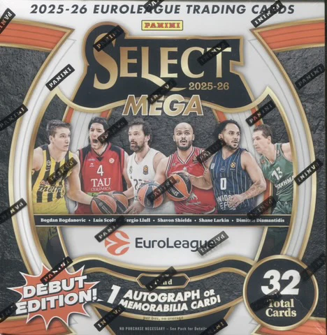 2025-26 Panini Select Euroleague Basketball Mega Box