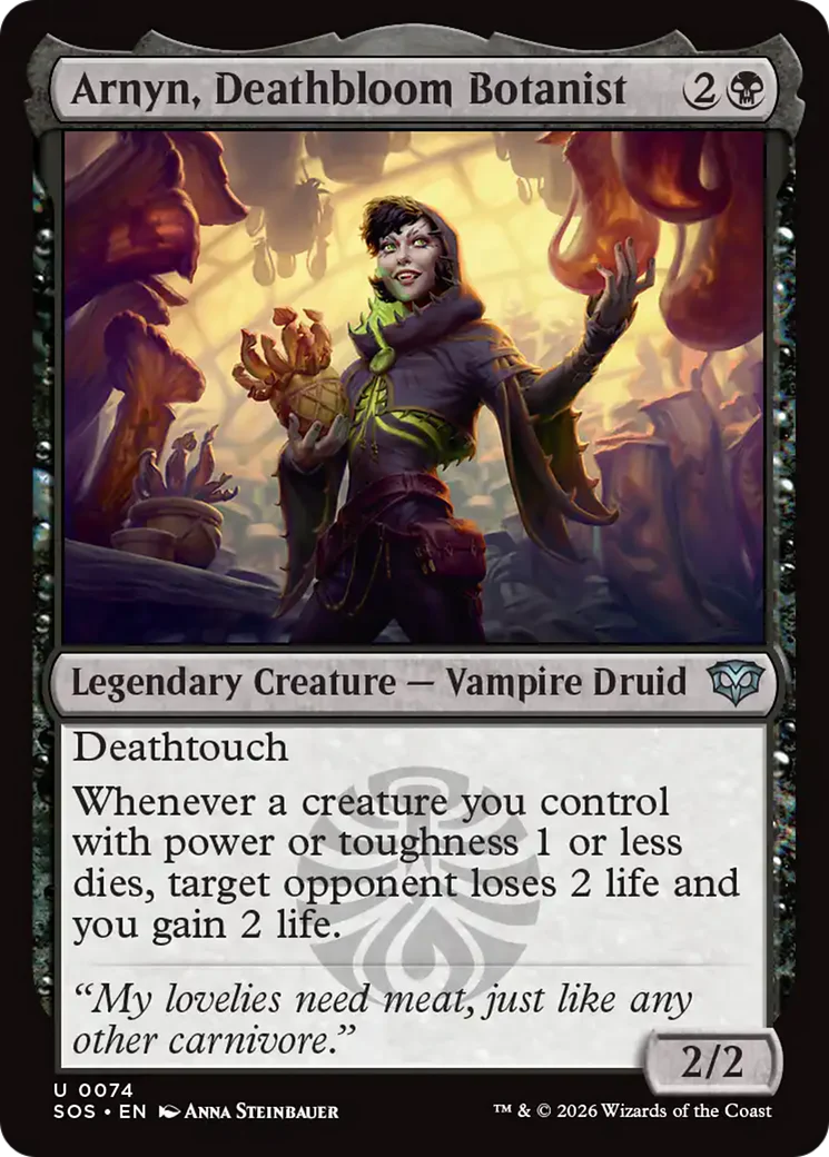 Arnyn, Deathbloom Botanist [Secrets of Strixhaven] Foil