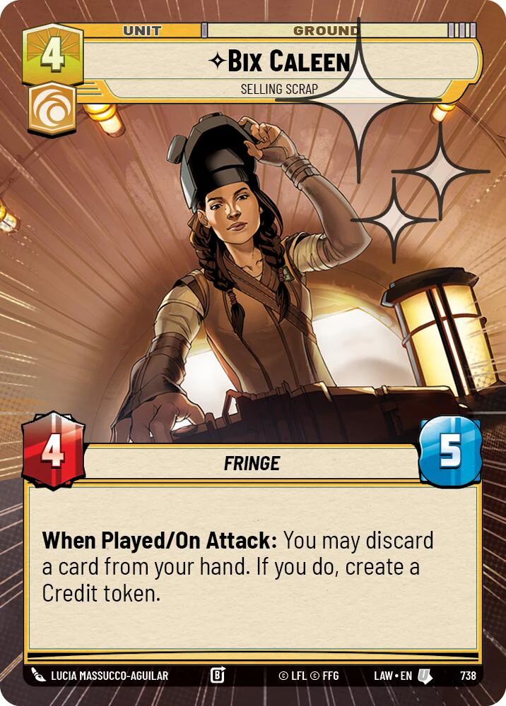 Bix Caleen - Selling Scrap (500) (Hyperspace Foil) (500) [A Lawless Time]
