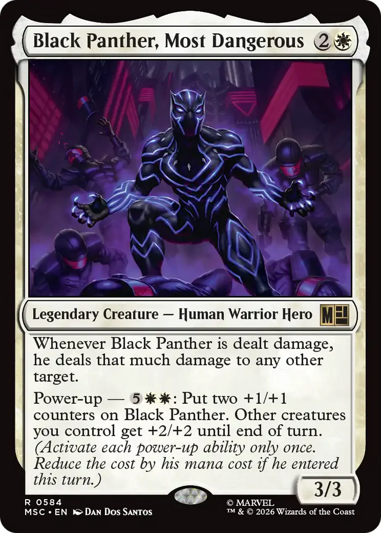 Black Panther, Most Dangerous [Marvel Super Heroes Commander] Foil