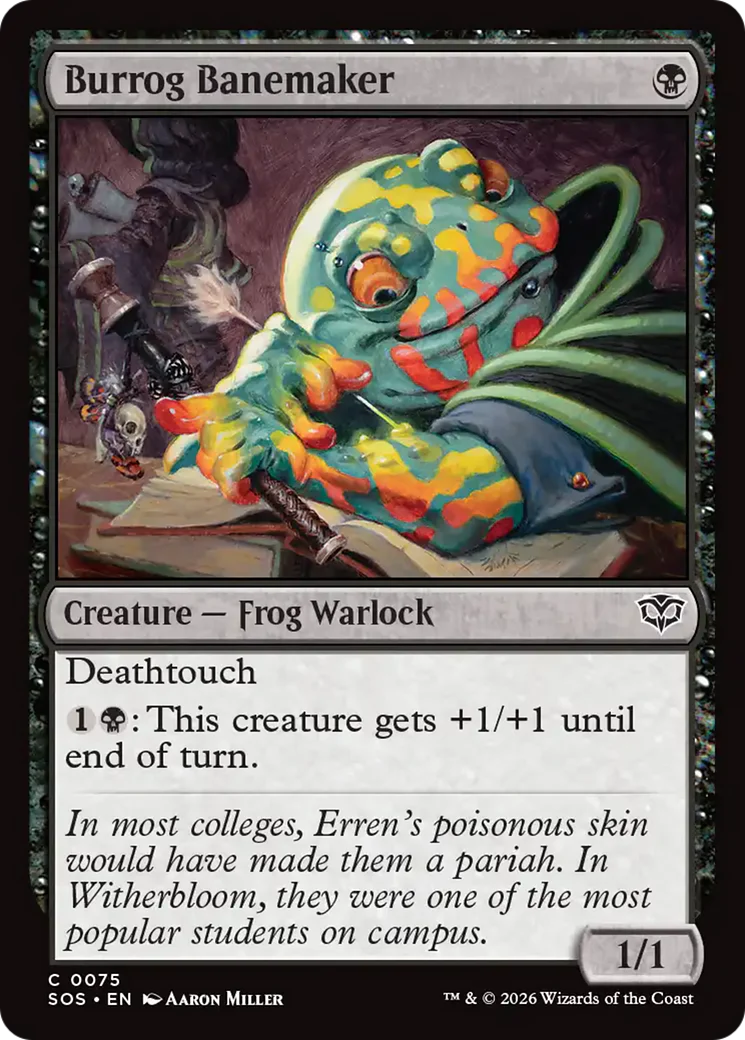 Burrog Banemaker [Secrets of Strixhaven] Foil