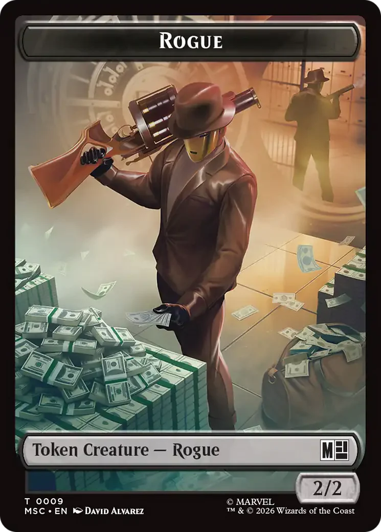 Copy // Rogue Double-Sided Token [Marvel Super Heroes Commander Tokens] - Image 2