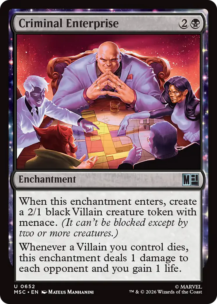 Criminal Enterprise [Marvel Super Heroes Commander] Foil