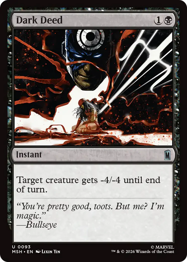 Dark Deed [Marvel Super Heroes] Foil
