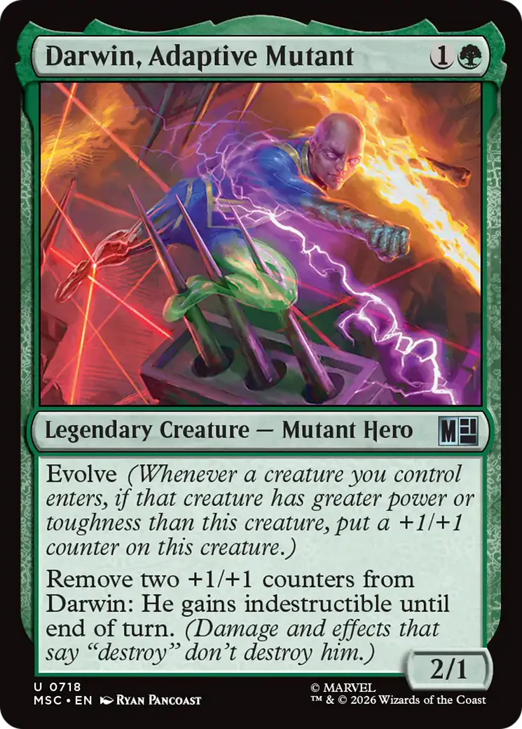Darwin, Adaptive Mutant [Marvel Super Heroes Commander] Foil