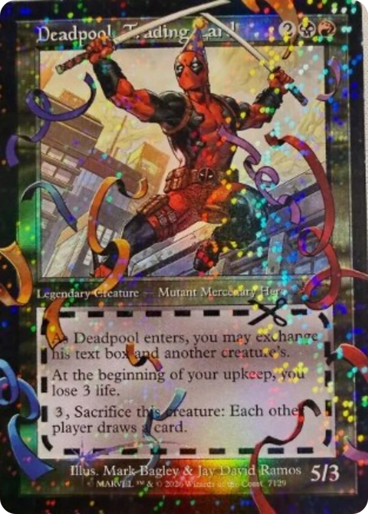 Deadpool, Trading Card (7127) [Secret Lair Drop Series] Foil