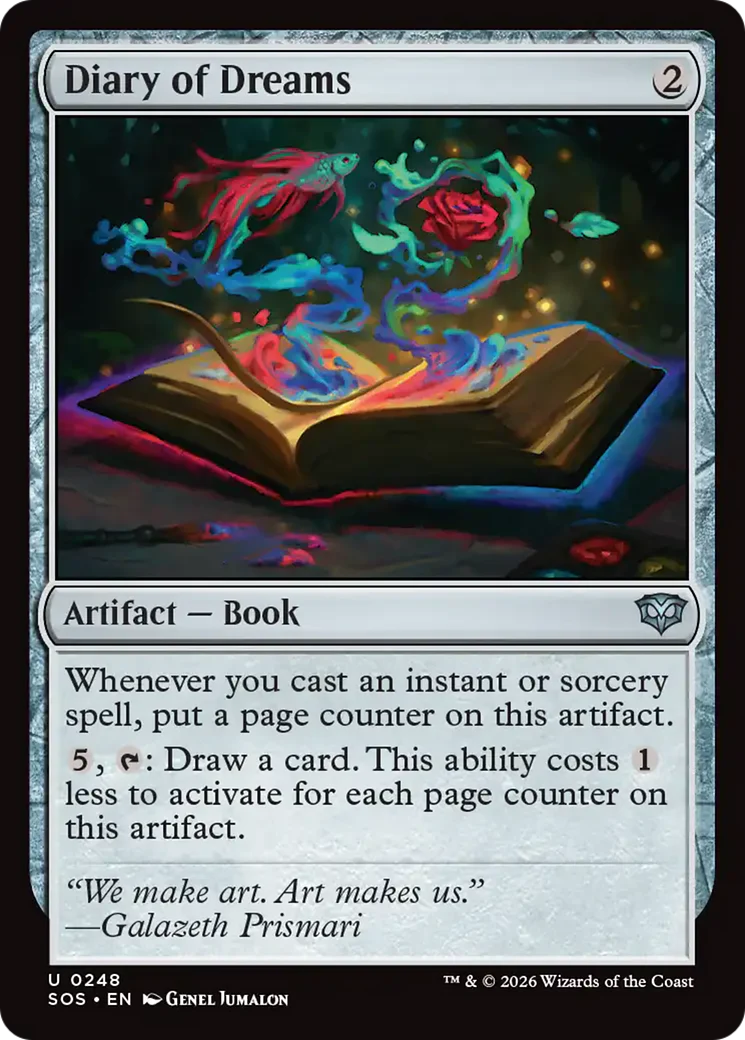 Diary of Dreams [Secrets of Strixhaven] Foil