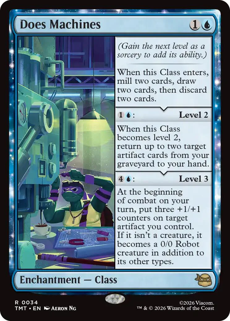 Does Machine [Teenage Mutant Ninja Turtles]