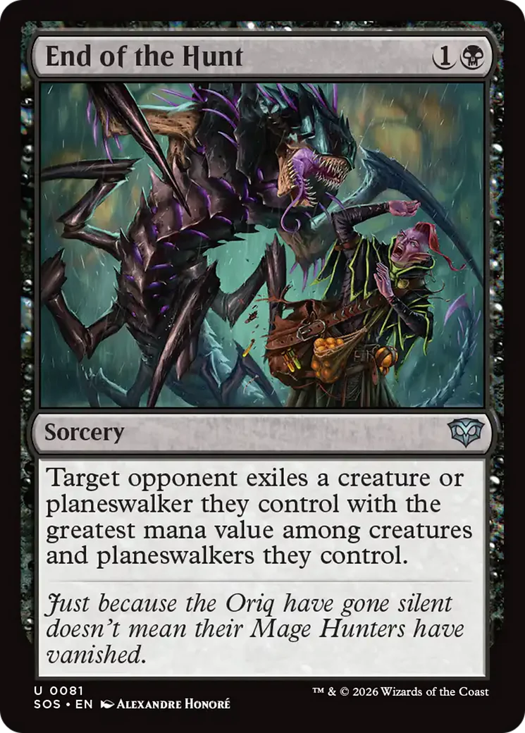 End of the Hunt [Secrets of Strixhaven] Foil