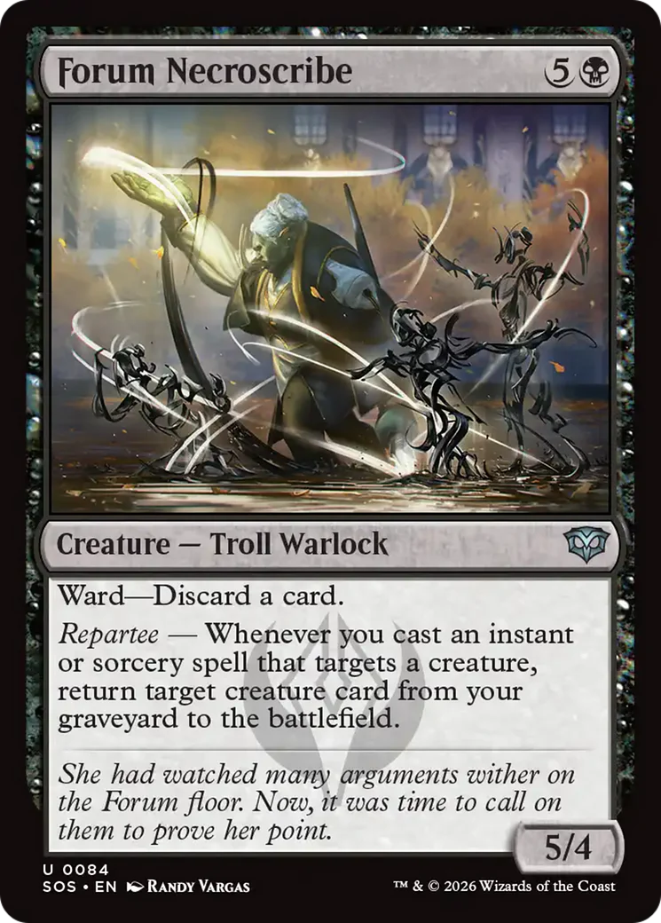 Forum Necroscribe [Secrets of Strixhaven] Foil