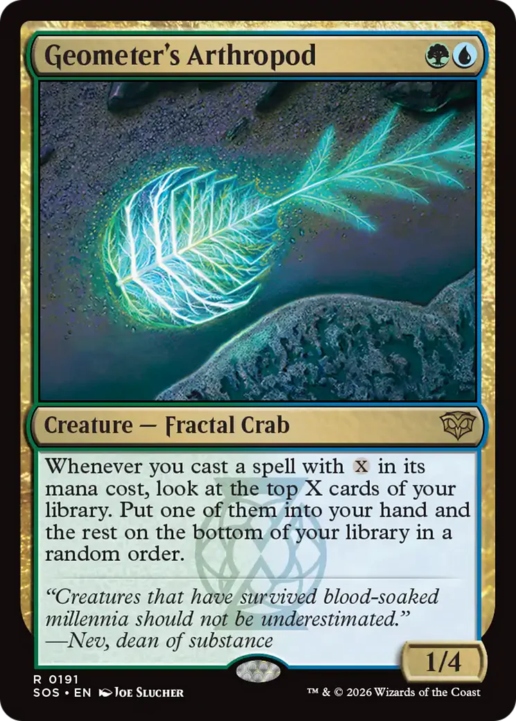 Geometer's Arthropod [Secrets of Strixhaven] Foil