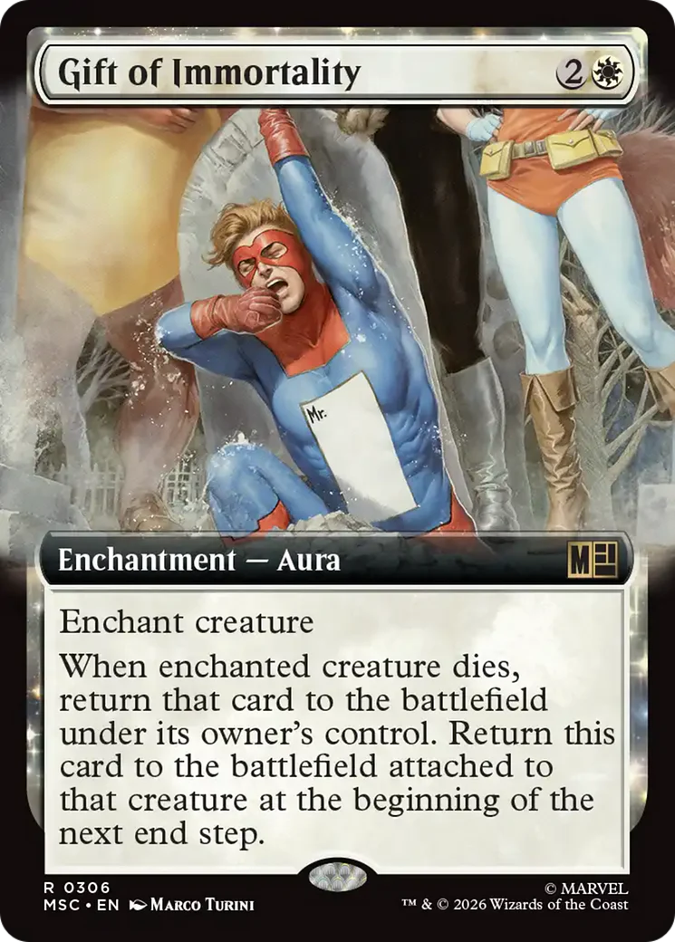 Gift of Immortality (Extended Art) [Marvel Super Heroes Commander] Foil