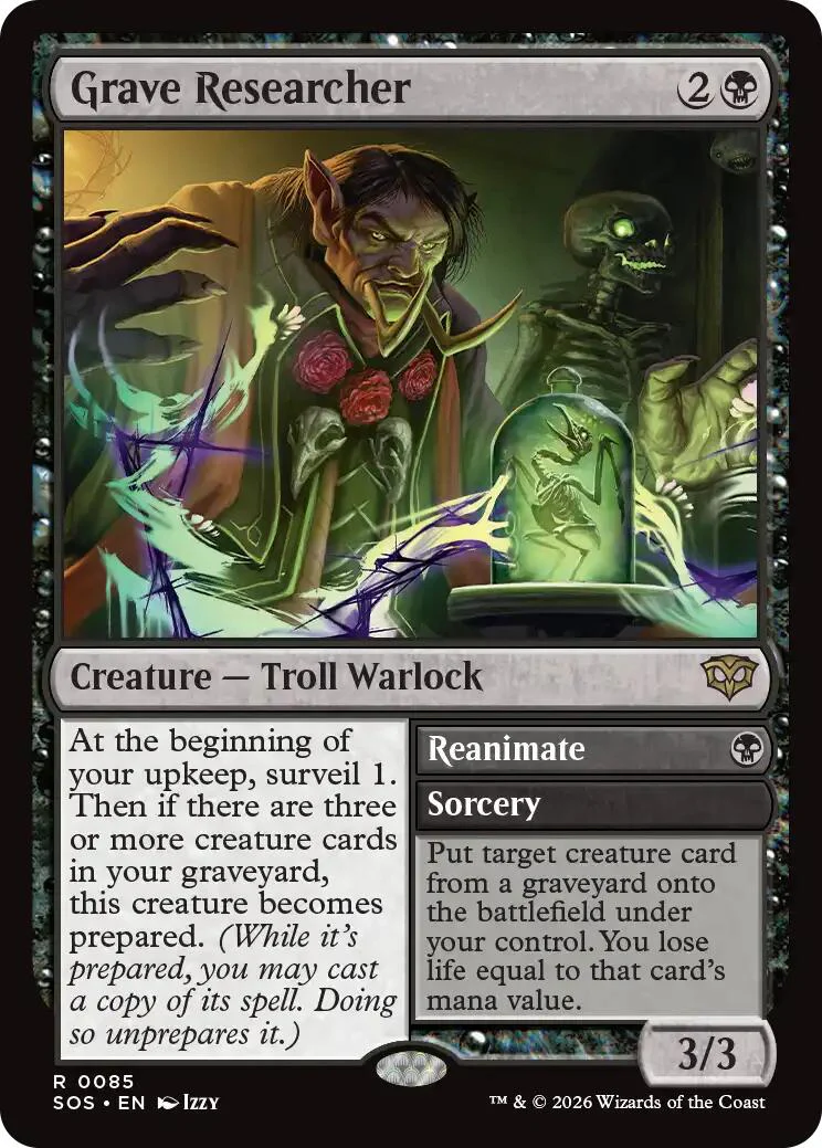 Grave Researcher [Secrets of Strixhaven] Foil