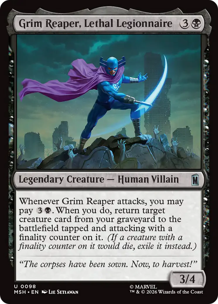 Grim Reaper, Lethal Legionnaire [Marvel Super Heroes] Foil
