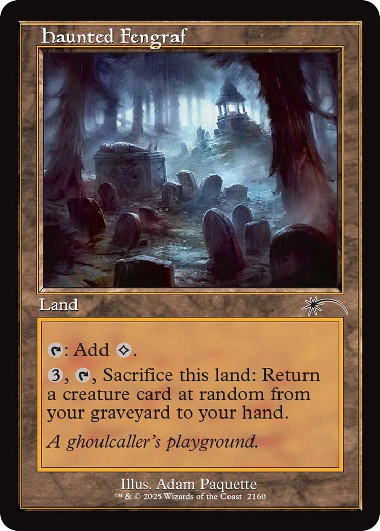 Haunted Fengraf (Retro Frame) [Secret Lair Drop Series]