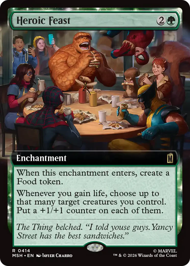 Heroic Feast (Extended Art) [Marvel Super Heroes] Foil