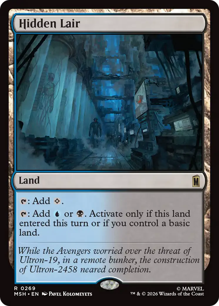 Hidden Lair [Marvel Super Heroes] Foil