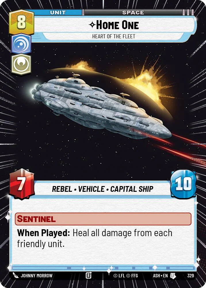 Home One - Heart of the Fleet (329) (Hyperspace) (329) [Ashes of the Empire]