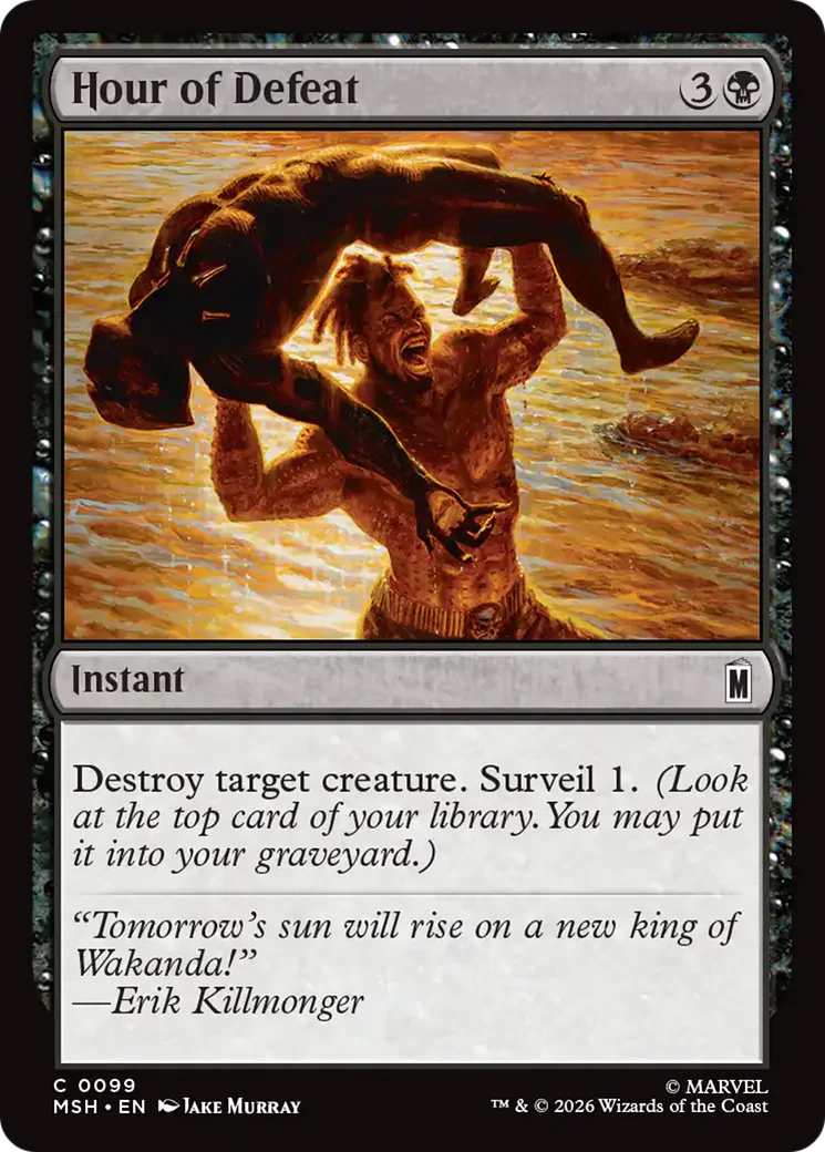 Hour of Defeat [Marvel Super Heroes] Foil