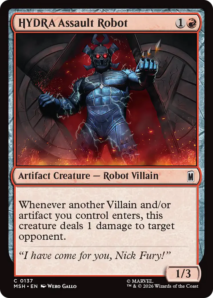 HYDRA Assault Robot [Marvel Super Heroes] Foil