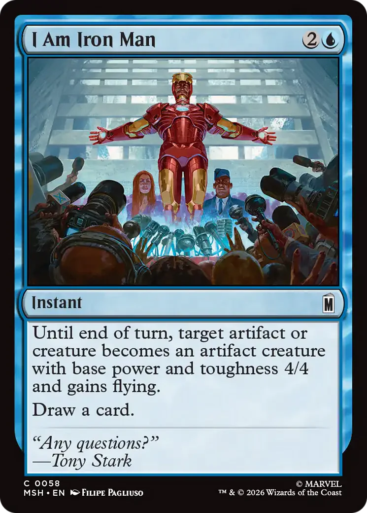 I Am Iron Man [Marvel Super Heroes] Foil