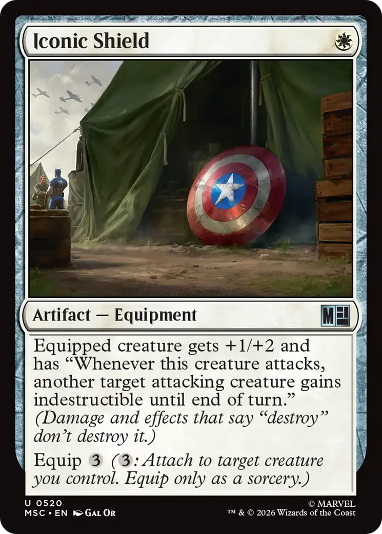 Iconic Shield [Marvel Super Heroes Commander] Foil