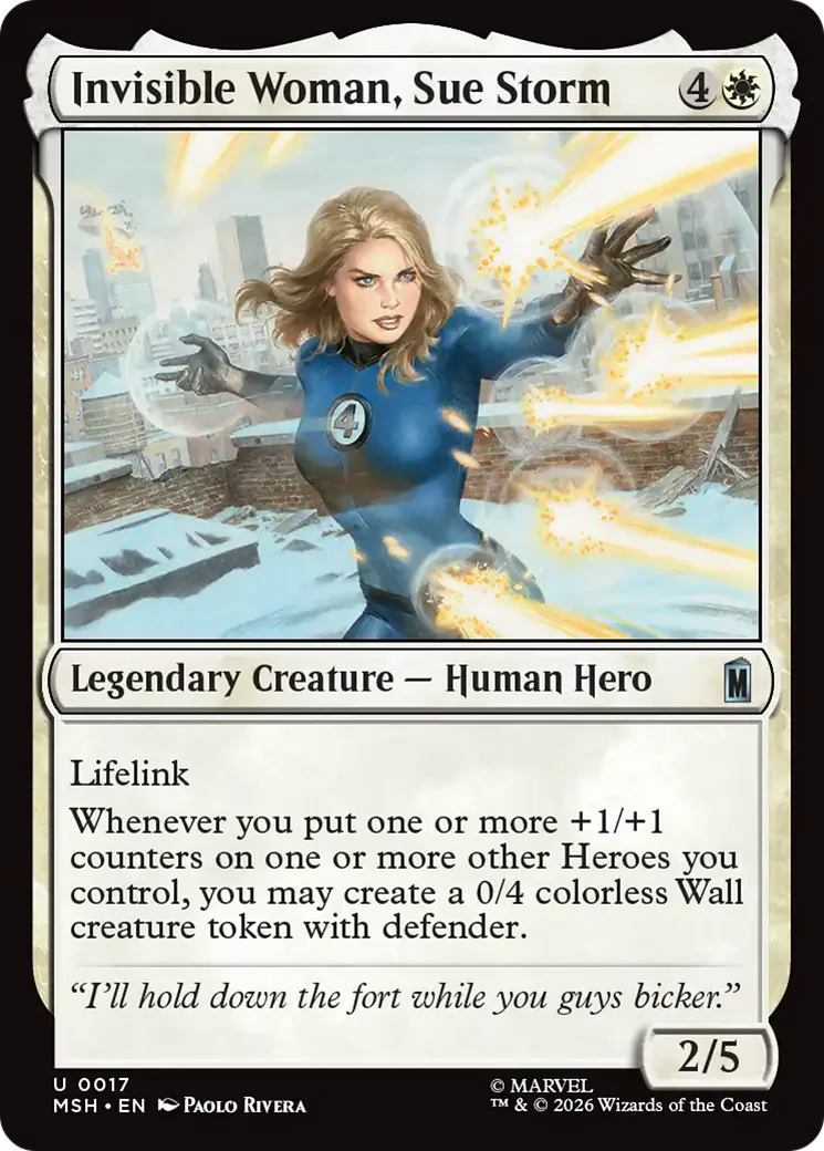 Invisible Woman, Sue Storm [Marvel Super Heroes] Foil
