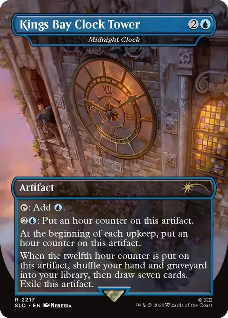 Kings Bay Clock Tower - Midnight Clock [Secret Lair Drop Series]