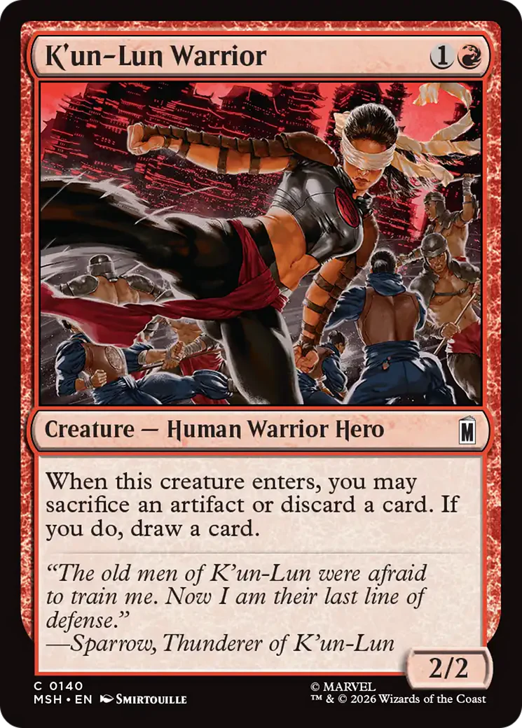 K'un-Lun Warrior [Marvel Super Heroes] Foil