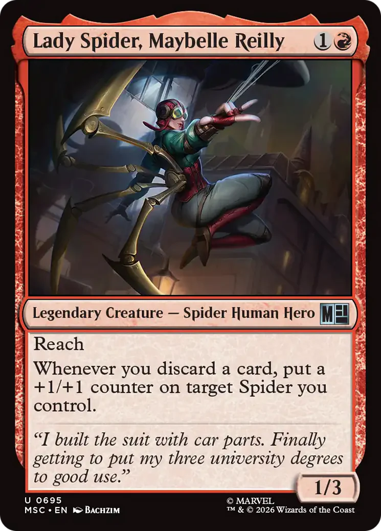 Lady Spider, Maybelle Reilly [Marvel Super Heroes Commander] Foil