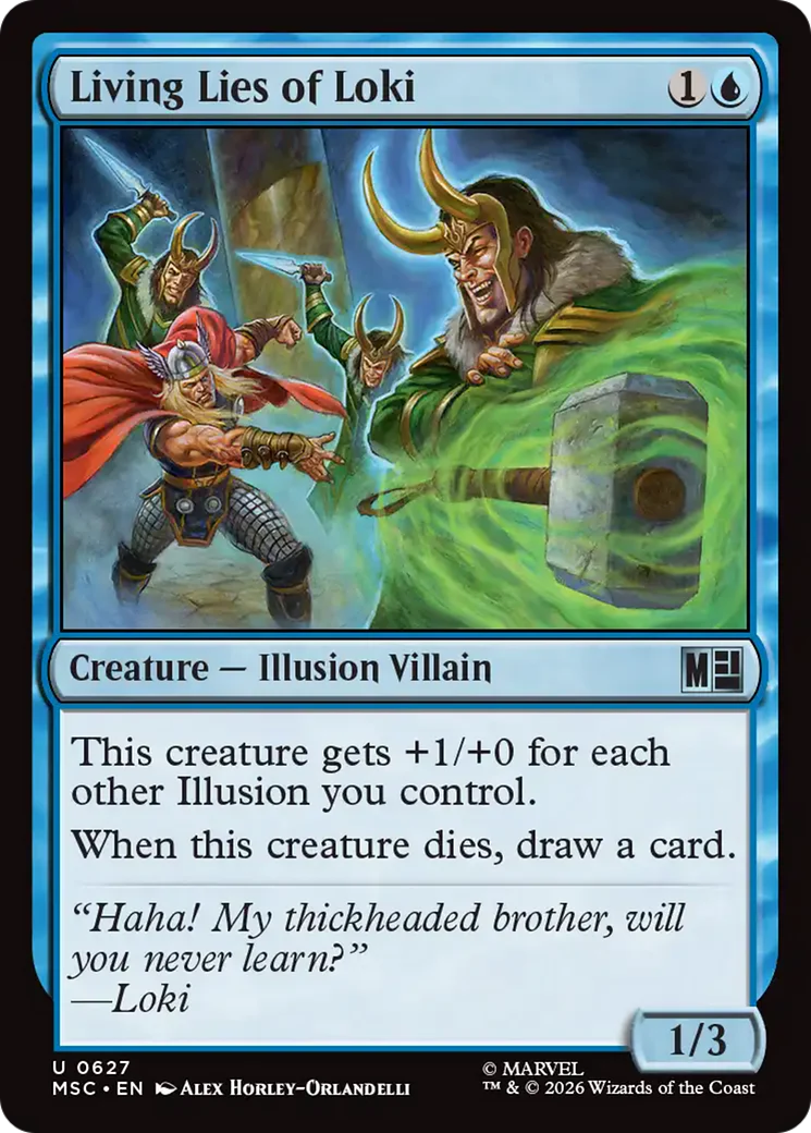 Living Lies of Loki [Marvel Super Heroes Commander] Foil