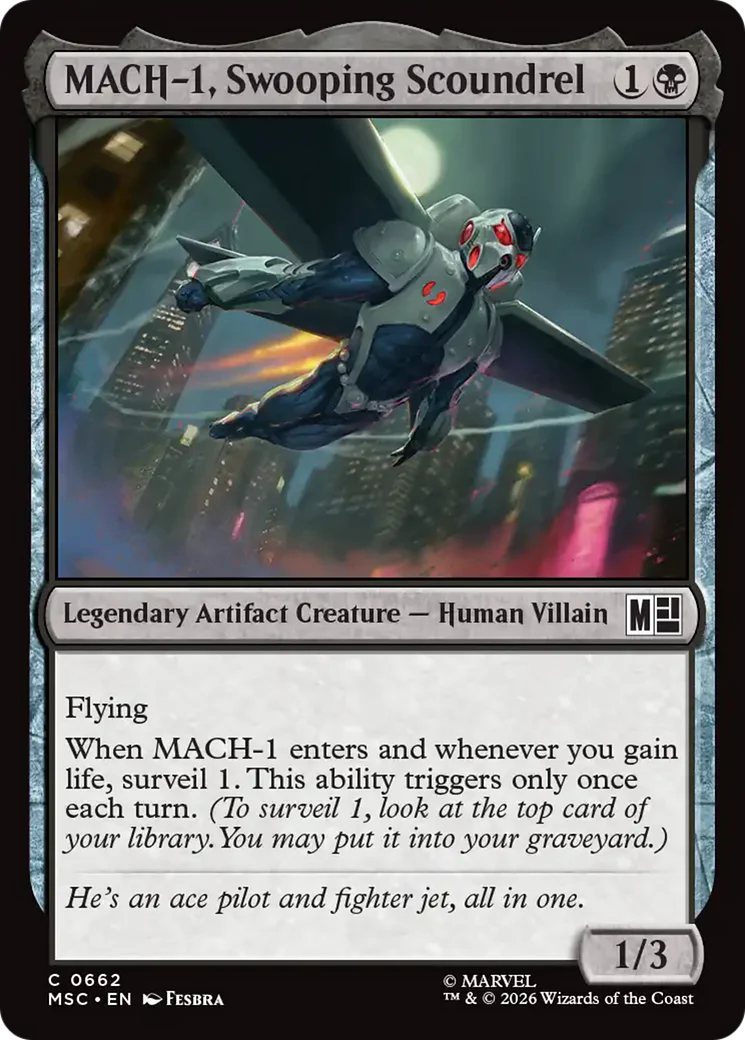 MACH-1, Swooping Scoundrel [Marvel Super Heroes Commander] Foil