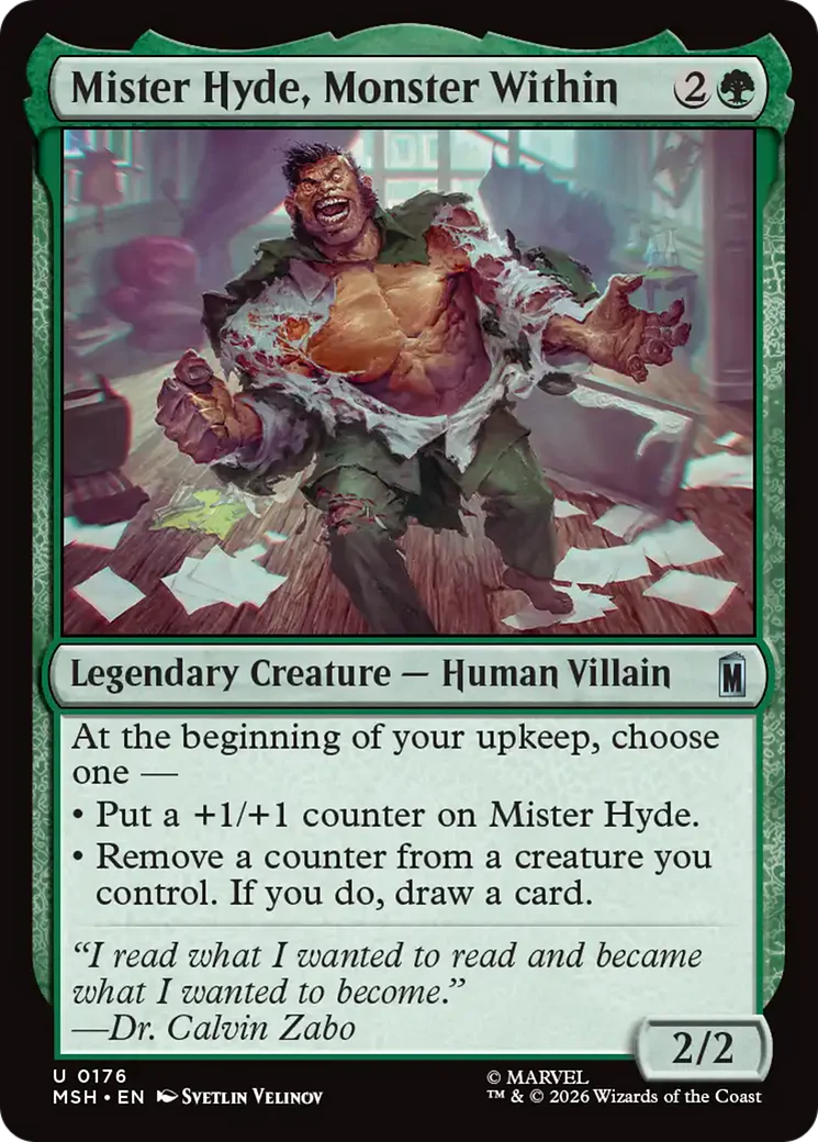 Mister Hyde, Monster Within [Marvel Super Heroes] Foil