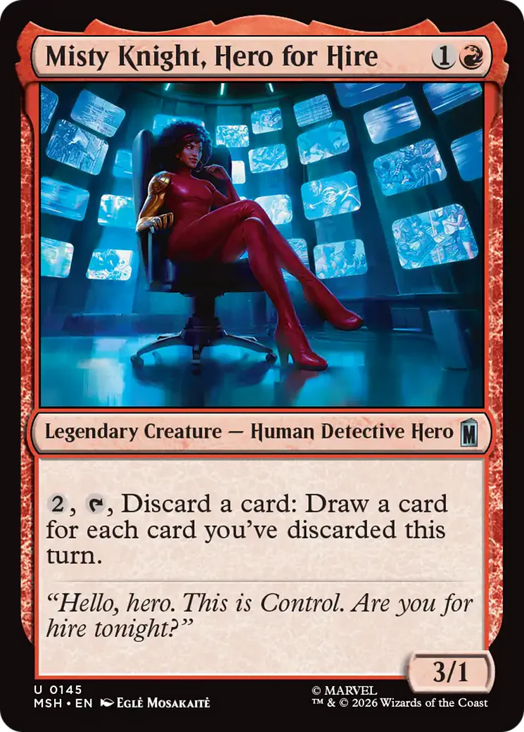 Misty Knight, Hero for Hire [Marvel Super Heroes] Foil