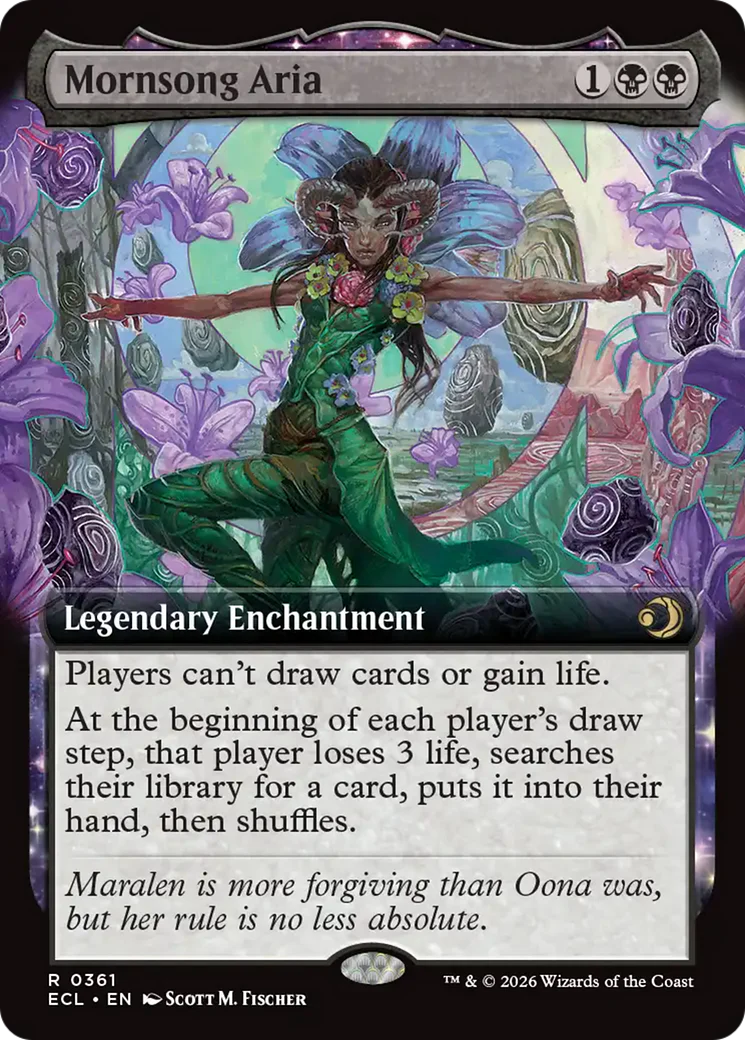 Mornsong Aria (Extended Art) [Lorwyn Eclipsed]