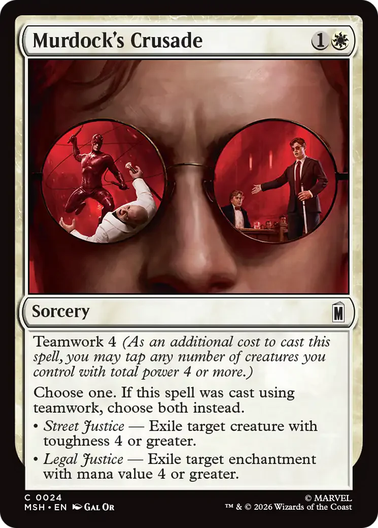 Murdock's Crusade [Marvel Super Heroes] Foil