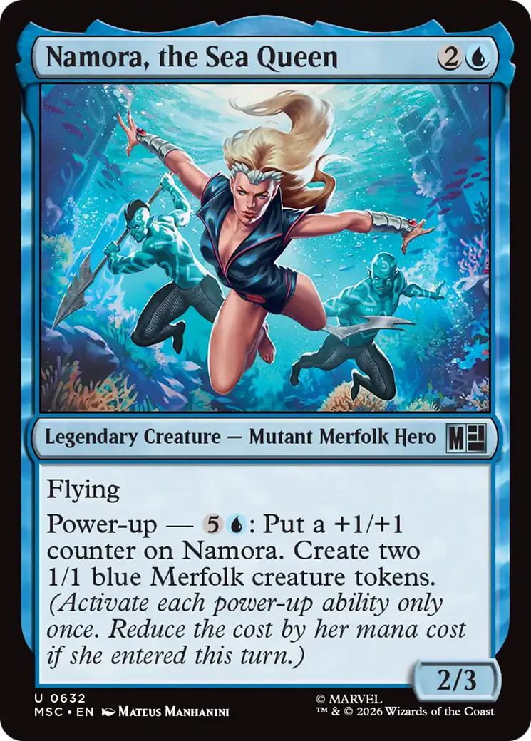 Namora, the Sea Queen [Marvel Super Heroes Commander] Foil