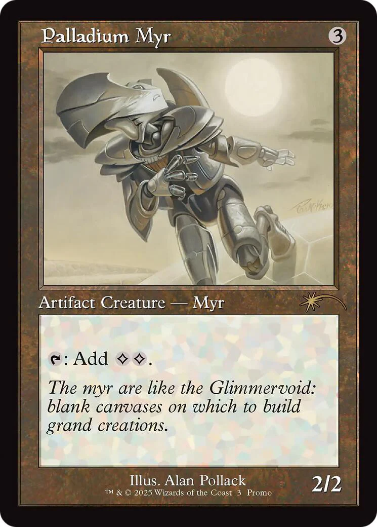 Palladium Myr (Retro Frame) [Standard Showdown Promos] Foil