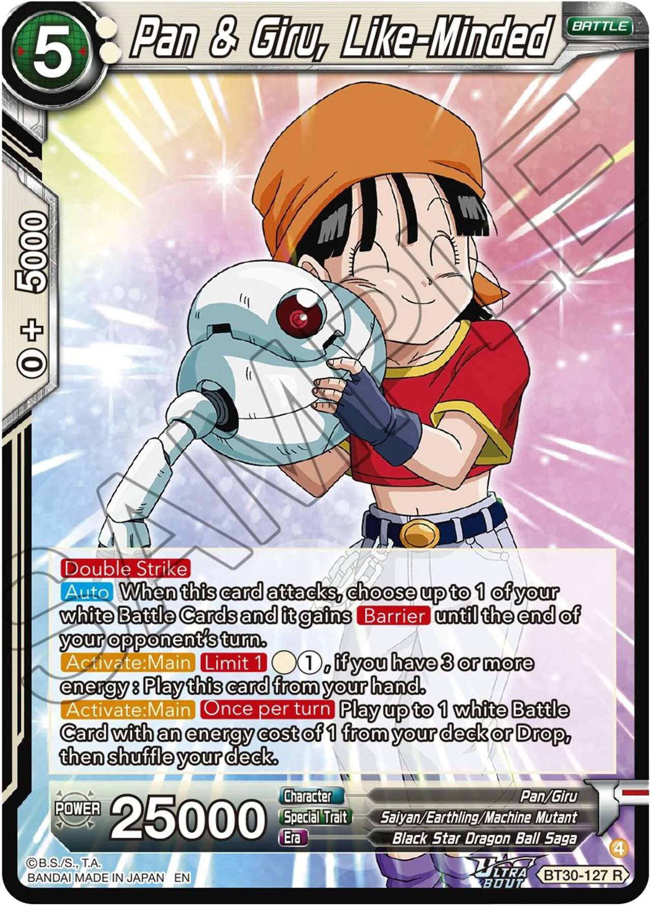 Pan & Giru, Like-Minded (BT30-127) [Three Glorious Fighters] Parallel Foil