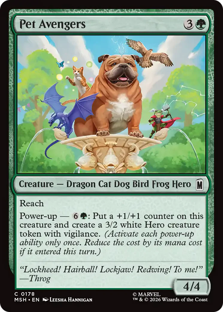 Pet Avengers [Marvel Super Heroes] Foil