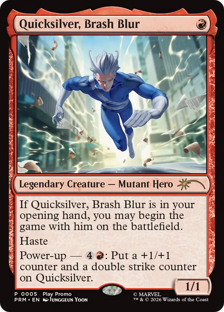 Quicksilver, Brash Blur [Standard Showdown Promos] Foil