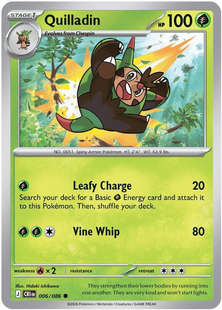 Quilladin (006/086) [Mega Evolution: Chaos Rising] Reverse Holofoil