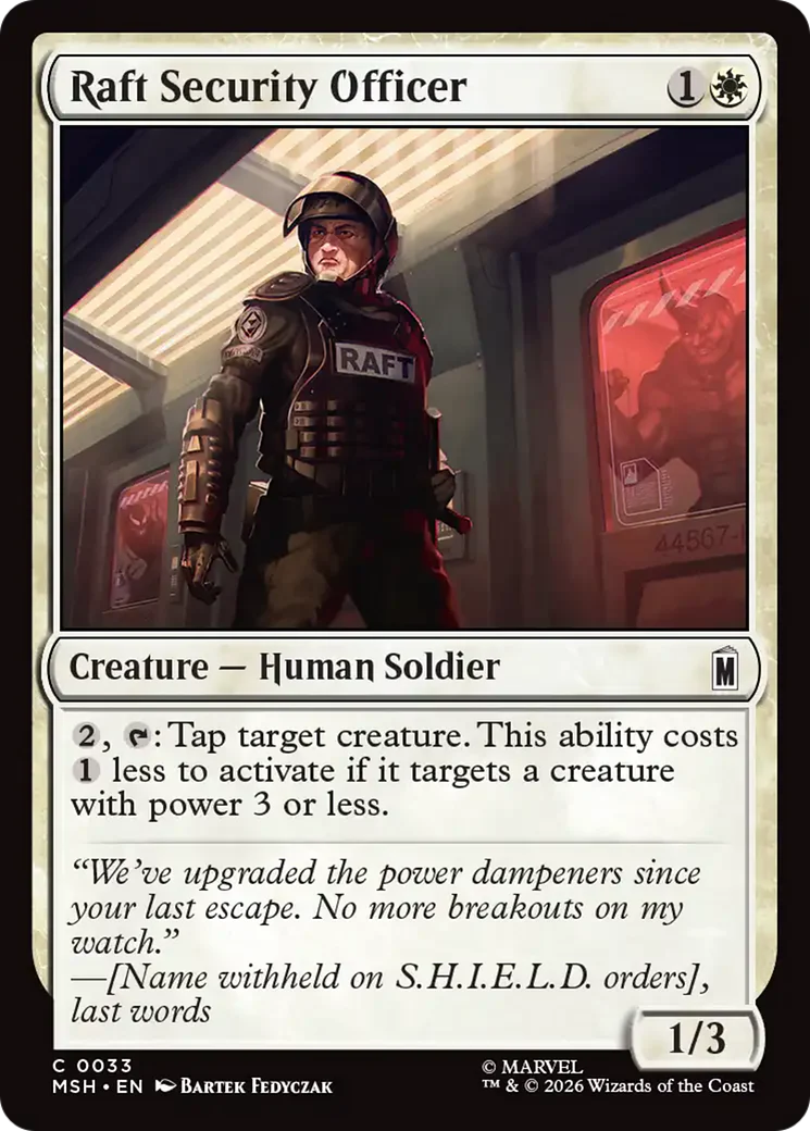 Raft Security Officer [Marvel Super Heroes] Foil