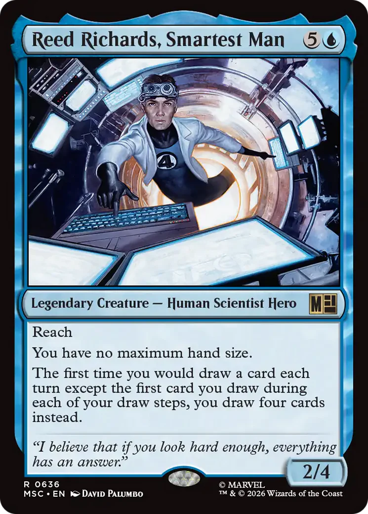 Reed Richards, Smartest Man [Marvel Super Heroes Commander] Foil