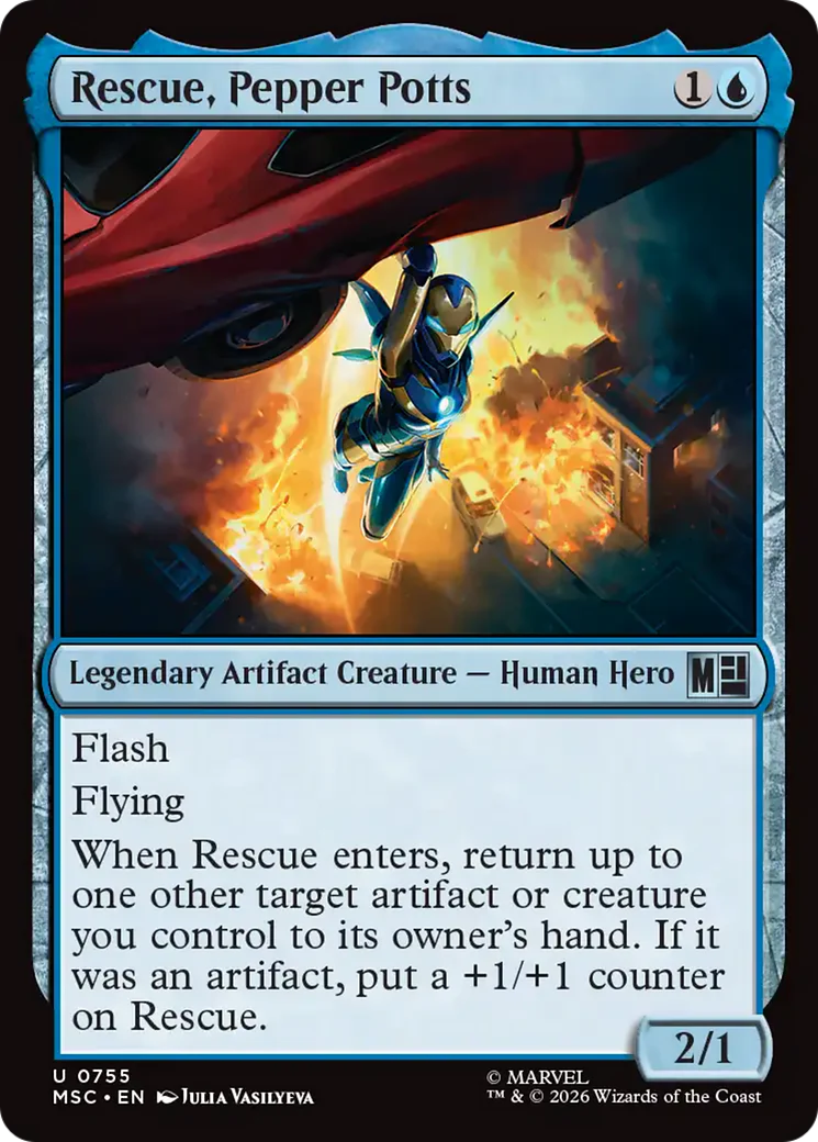 Rescue, Pepper Potts [Marvel Super Heroes Commander] Foil