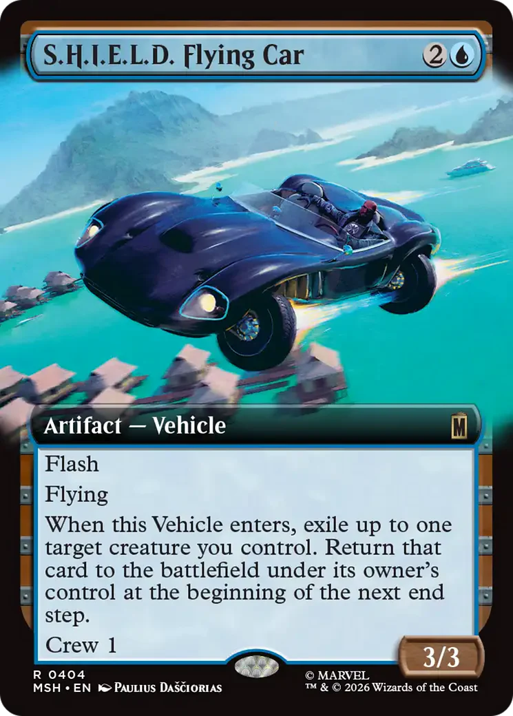 S.H.I.E.L.D. Flying Car (Extended Art) [Marvel Super Heroes] Foil