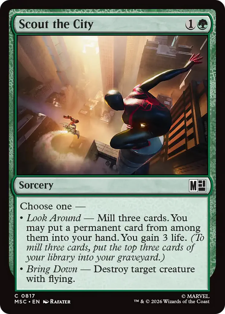 Scout the City [Marvel Super Heroes Commander] Foil