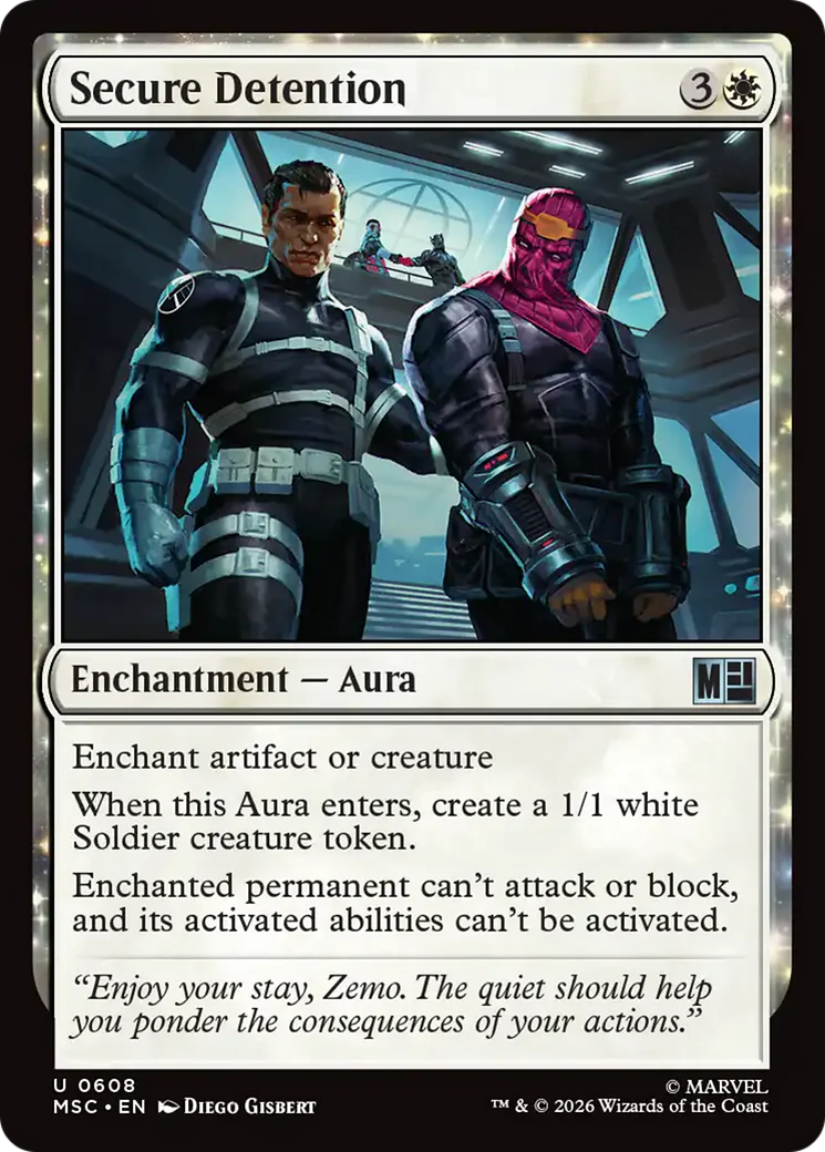 Secure Detention [Marvel Super Heroes Commander] Foil
