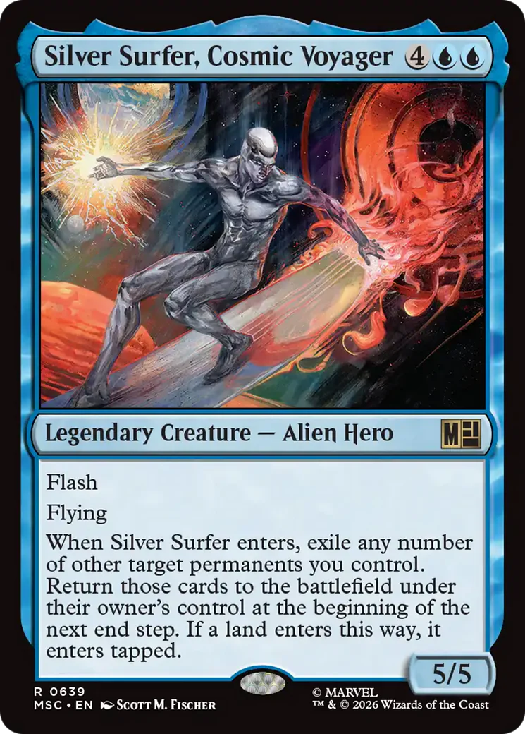 Silver Surfer, Cosmic Voyager [Marvel Super Heroes Commander] Foil