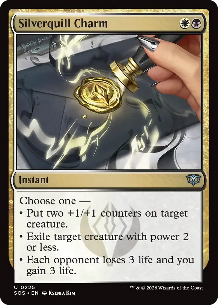 Silverquill Charm [Secrets of Strixhaven] Foil